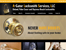 Tablet Screenshot of agatorlocksmithsvc.com